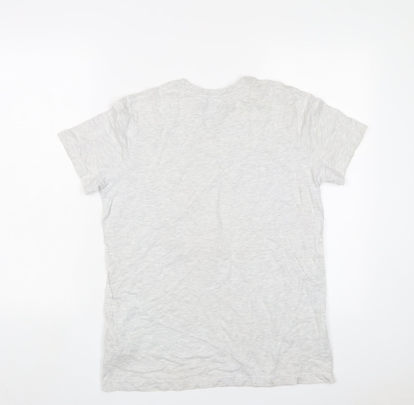 Minecraft Boys Grey Cotton Basic T-Shirt Size 13-14 Years Crew Neck Pullover