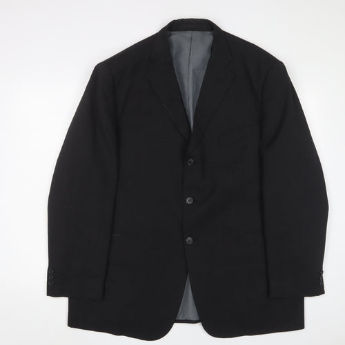 Marks and Spencer Mens Grey Polyester Jacket Suit Jacket Size 44 Regular