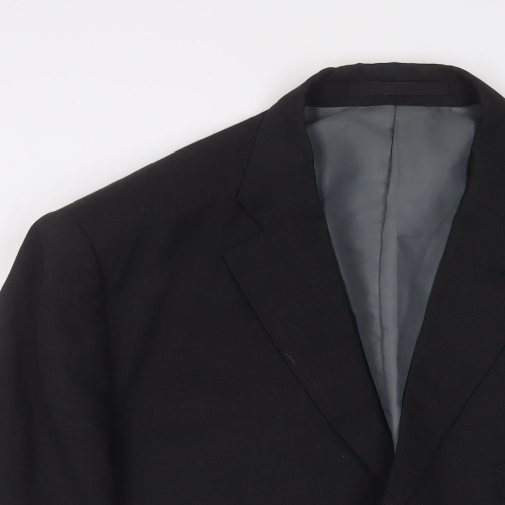 Marks and Spencer Mens Grey Polyester Jacket Suit Jacket Size 44 Regular
