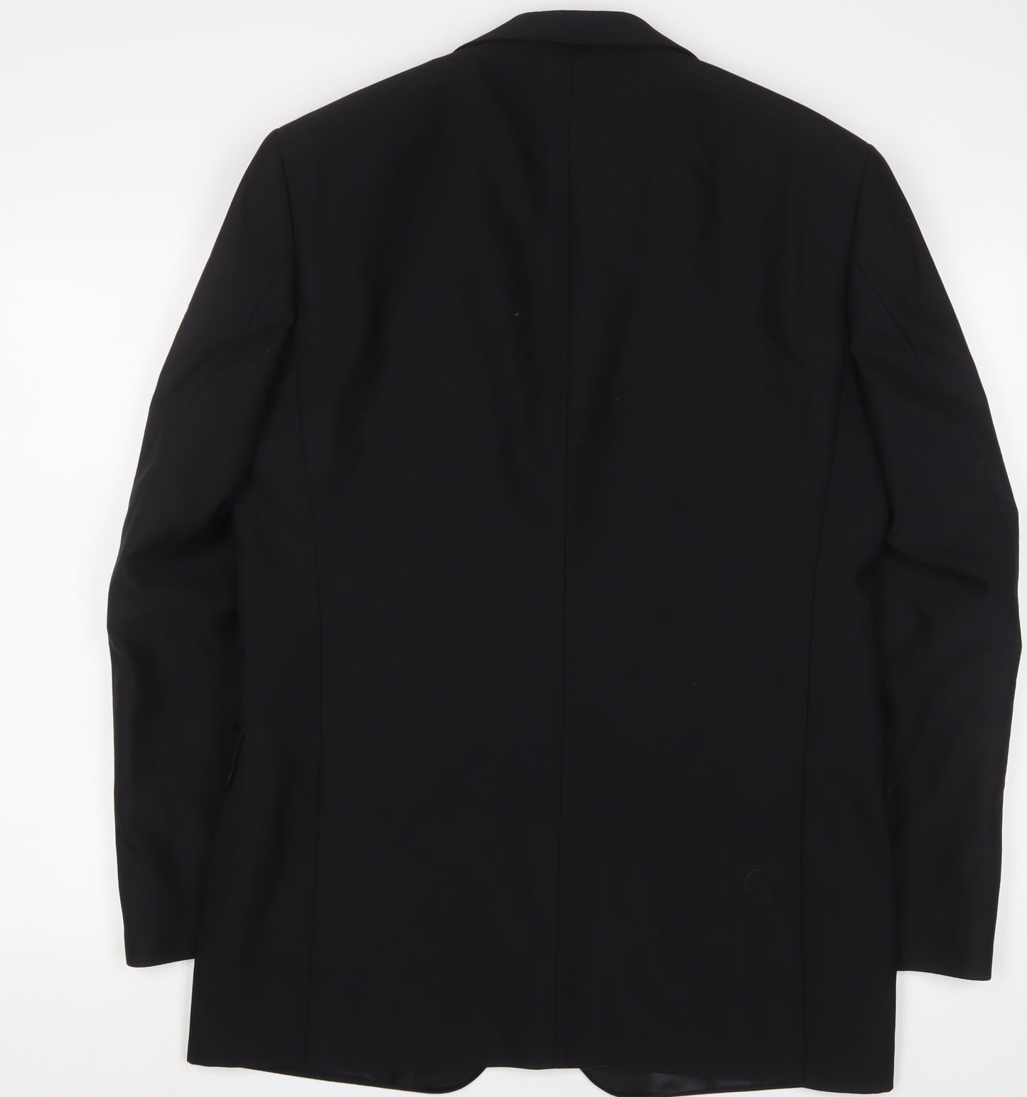 Scott & Taylor Mens Black Wool Jacket Suit Jacket Size 40 Regular