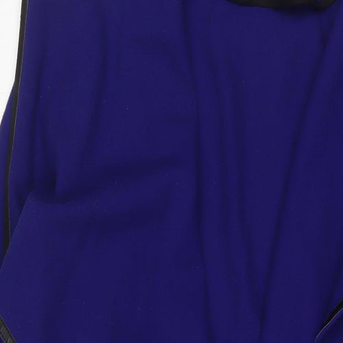 Oasis Womens Blue Jacket Size L Tie