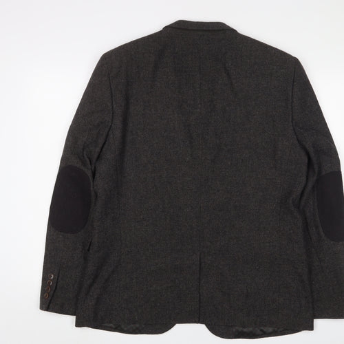 NEXT Mens Brown Wool Jacket Suit Jacket Size 44 Regular