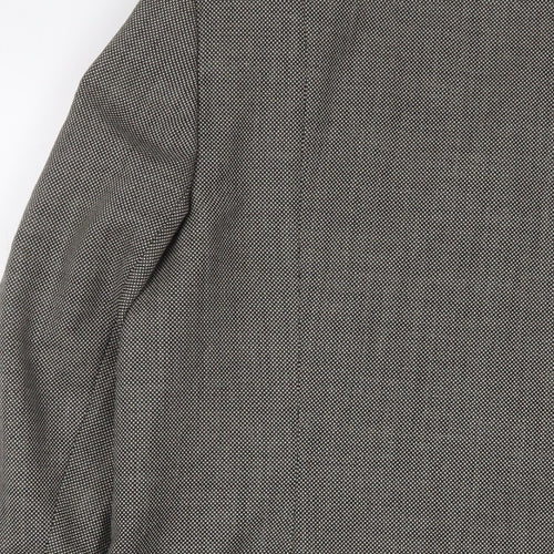 Viyella Womens Brown Plaid Jacket Blazer Size 12 Button