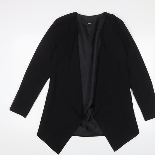 Oasis Womens Black Jacket Blazer Size 10 - Open