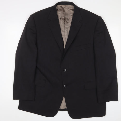 Marks and Spencer Mens Grey Wool Jacket Suit Jacket Size 46 Regular