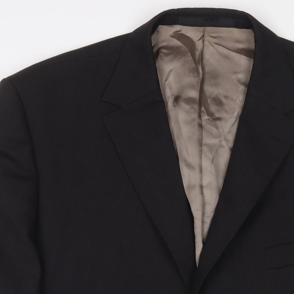 Marks and Spencer Mens Grey Wool Jacket Suit Jacket Size 46 Regular