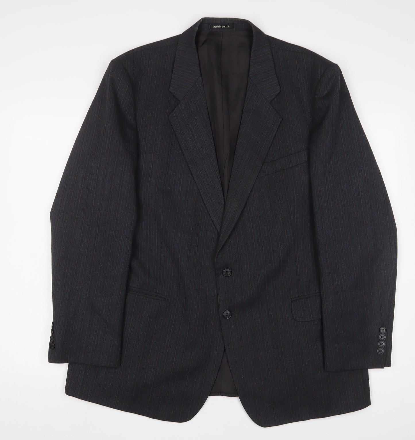 St Michael Mens Grey Wool Jacket Suit Jacket Size 44 Regular