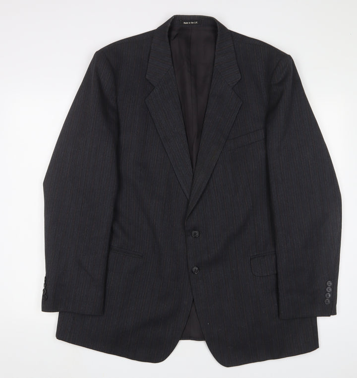 St Michael Mens Grey Wool Jacket Suit Jacket Size 44 Regular