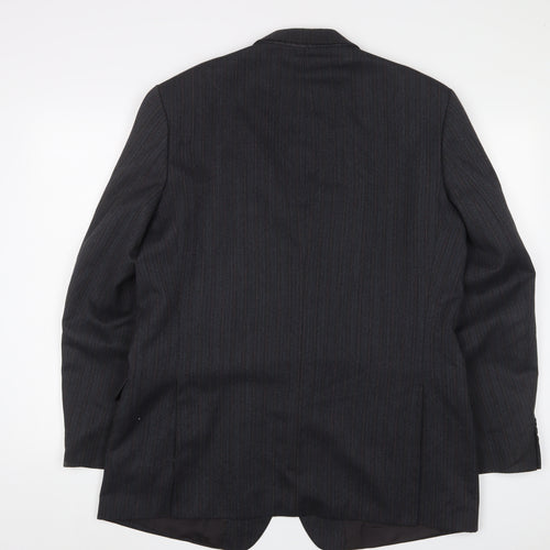St Michael Mens Grey Wool Jacket Suit Jacket Size 44 Regular