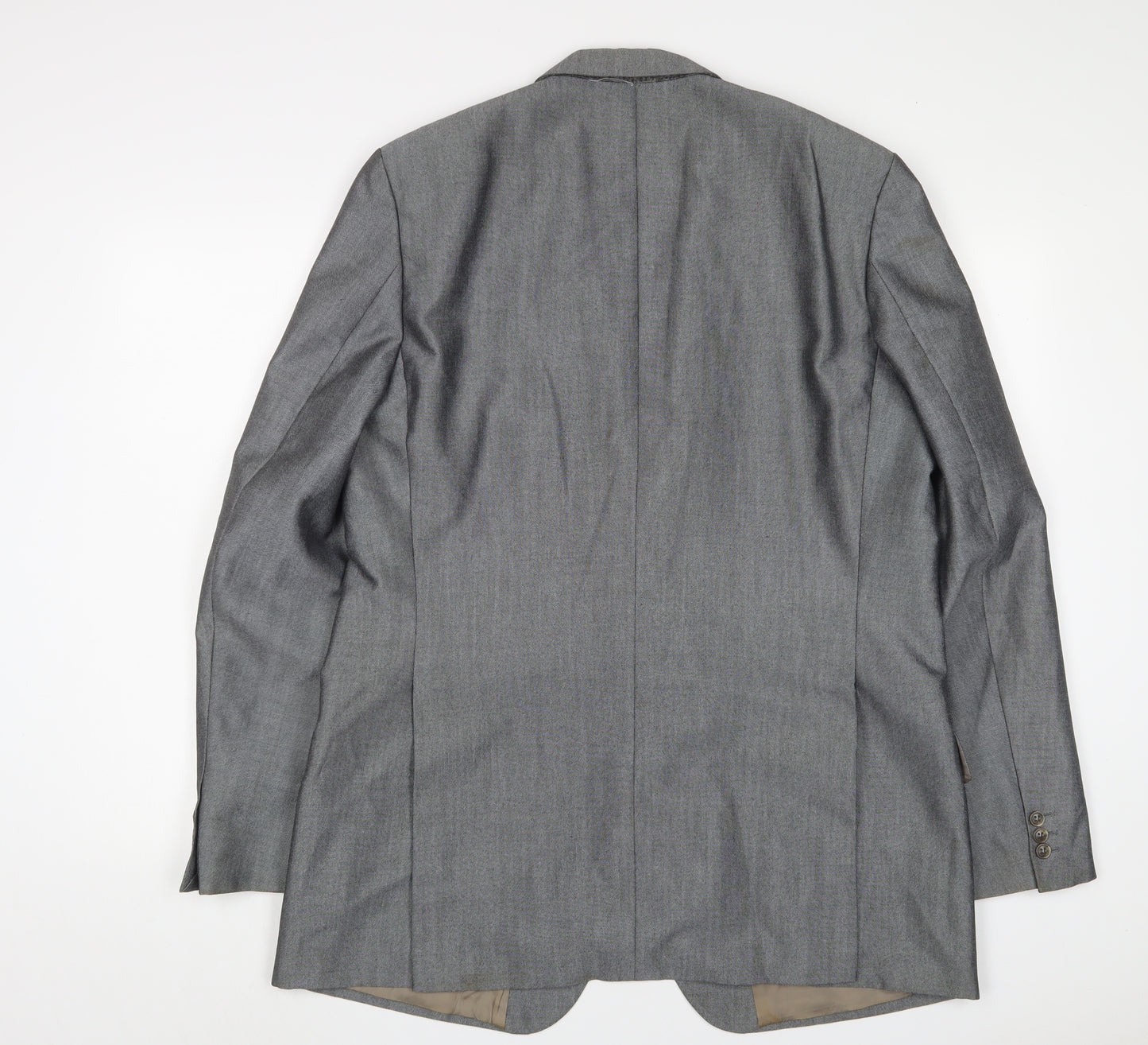 Baccarat Mens Grey Wool Jacket Suit Jacket Size 42 Regular