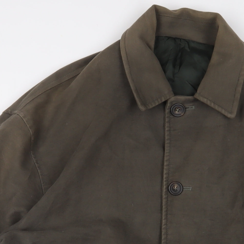 Limehaus Mens Brown Jacket Size L Button