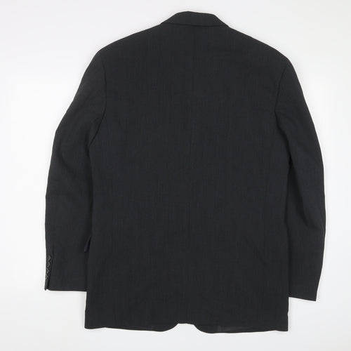 REMUS Mens Grey Wool Jacket Suit Jacket Size 38 Regular