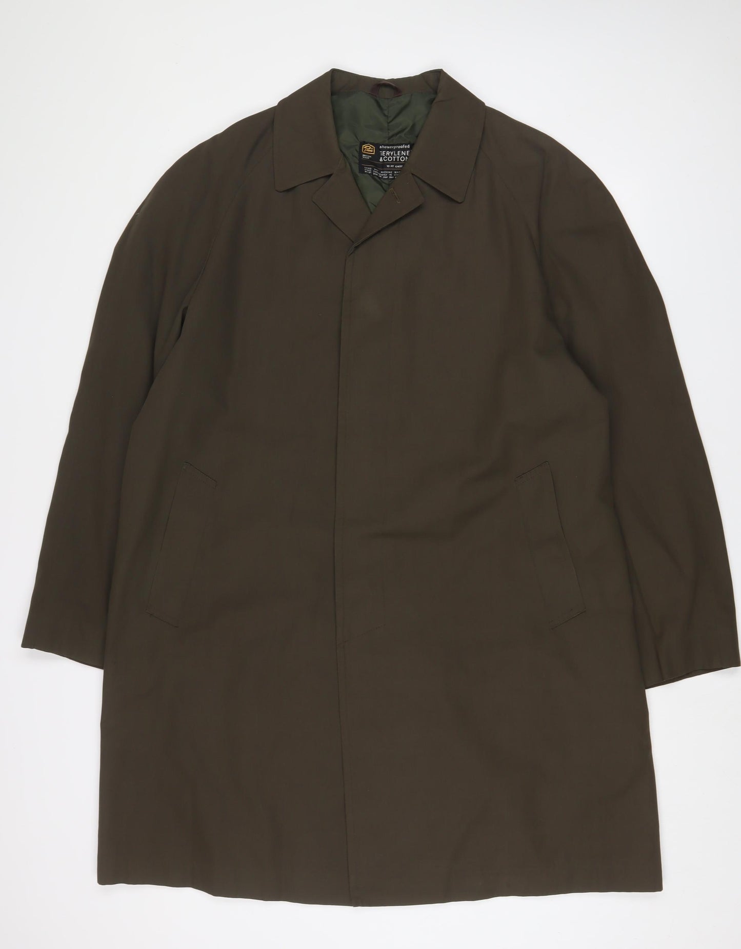 Prova Mens Green Jacket Size XL Button