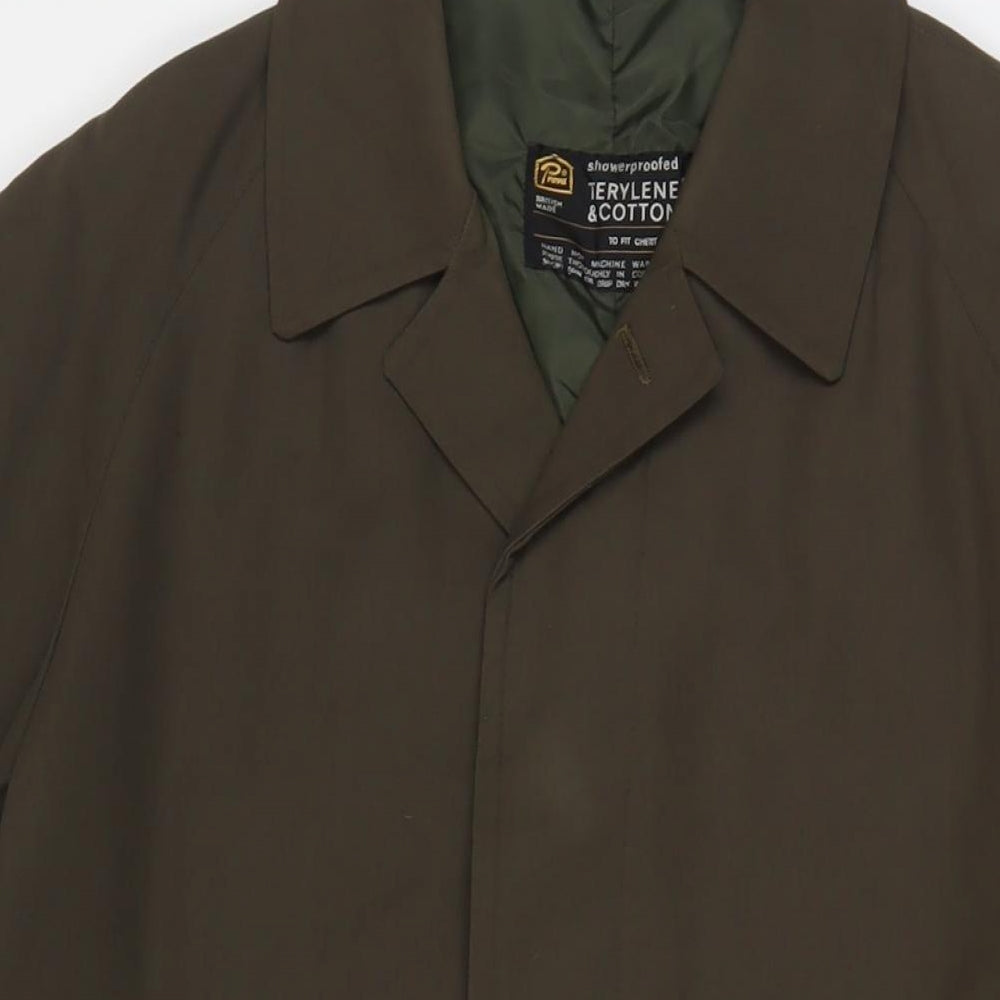 Prova Mens Green Jacket Size XL Button