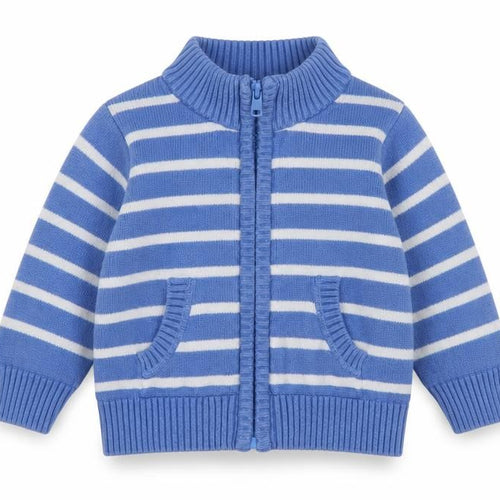 Mothercare Boys Blue Jacket Size 6-9 Months Zip