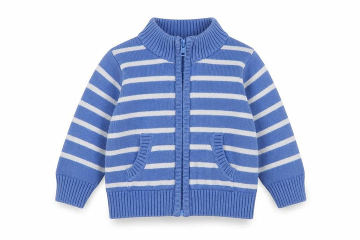 Mothercare Boys Blue Jacket Size 6-9 Months Zip