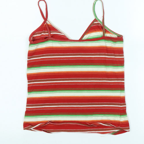 Dickies Womens Red Cotton Camisole Tank Size M Sweetheart - Logo