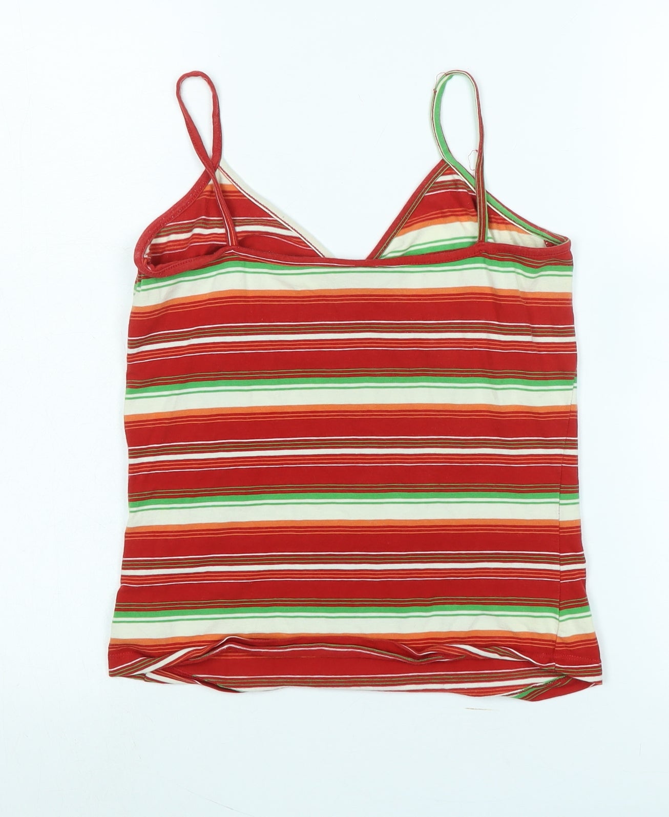 Dickies Womens Red Cotton Camisole Tank Size M Sweetheart - Logo