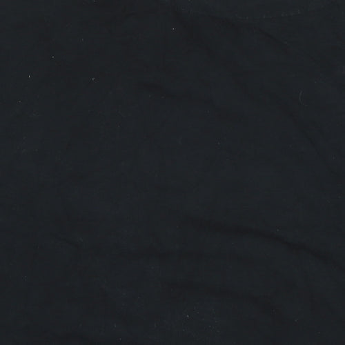 KAM Mens Black Cotton T-Shirt One Size Crew Neck - Size is 5XL - Logo - Vison Souls -Skelertan logo
