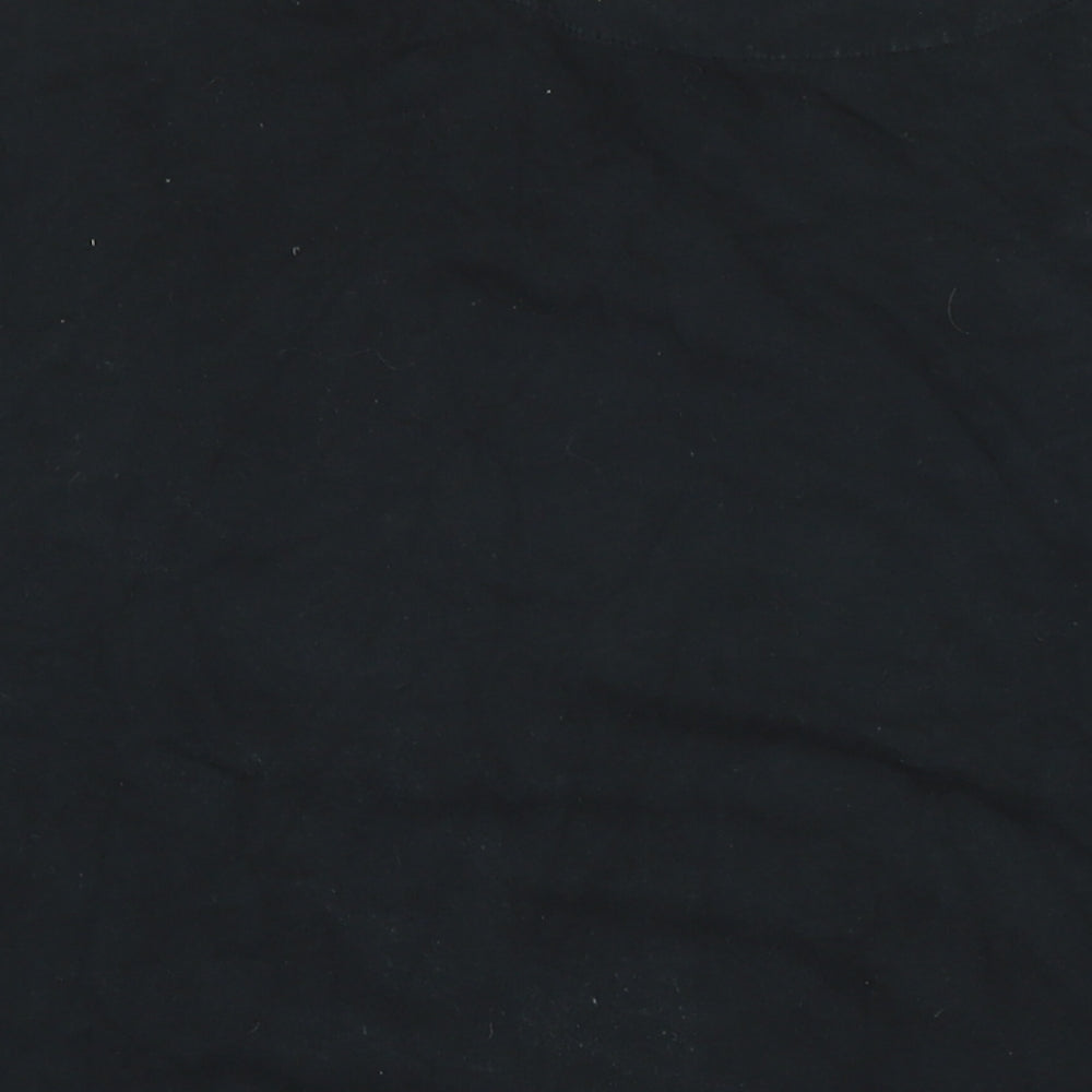 KAM Mens Black Cotton T-Shirt One Size Crew Neck - Size is 5XL - Logo - Vison Souls -Skelertan logo