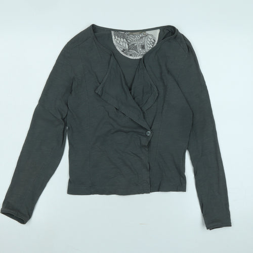 Sandwich Womens Grey Jacket Size XS Button - Logo