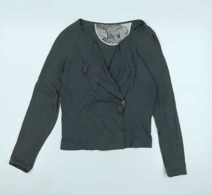 Sandwich Womens Grey Jacket Size XS Button - Logo