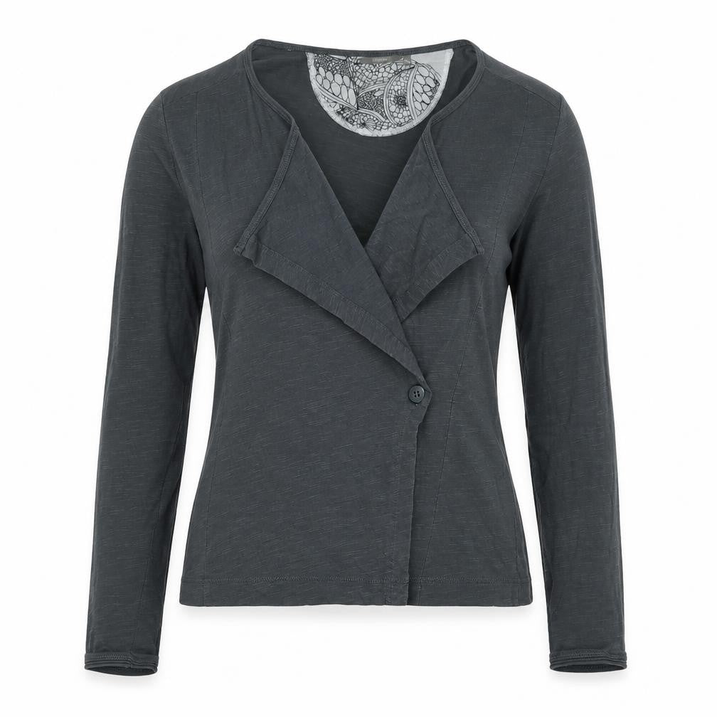 Sandwich Womens Grey Jacket Size XS Button - Logo