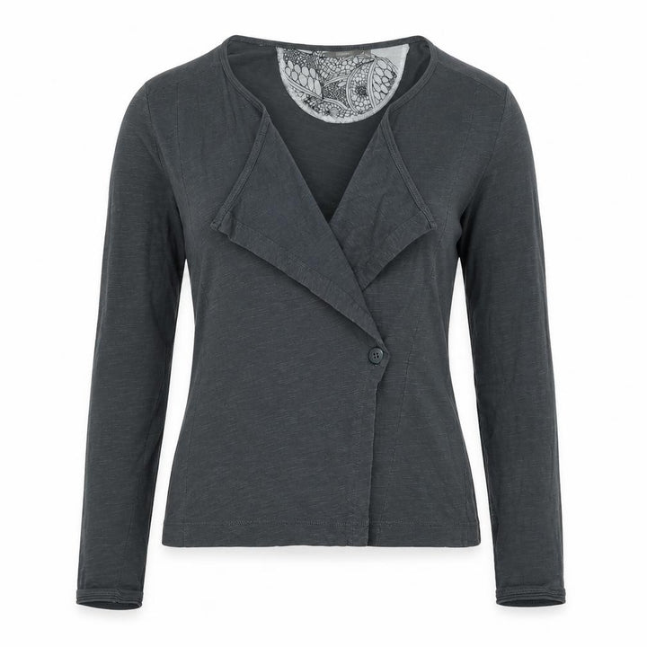 Sandwich Womens Grey Jacket Size XS Button - Logo