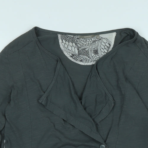 Sandwich Womens Grey Jacket Size XS Button - Logo