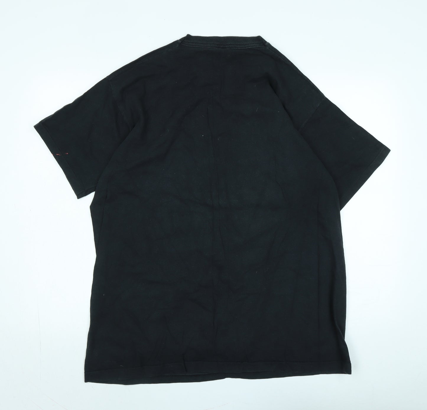 Marvel Mens Black Cotton T-Shirt Size 2XL Crew Neck - Logo - Marvel Comics
