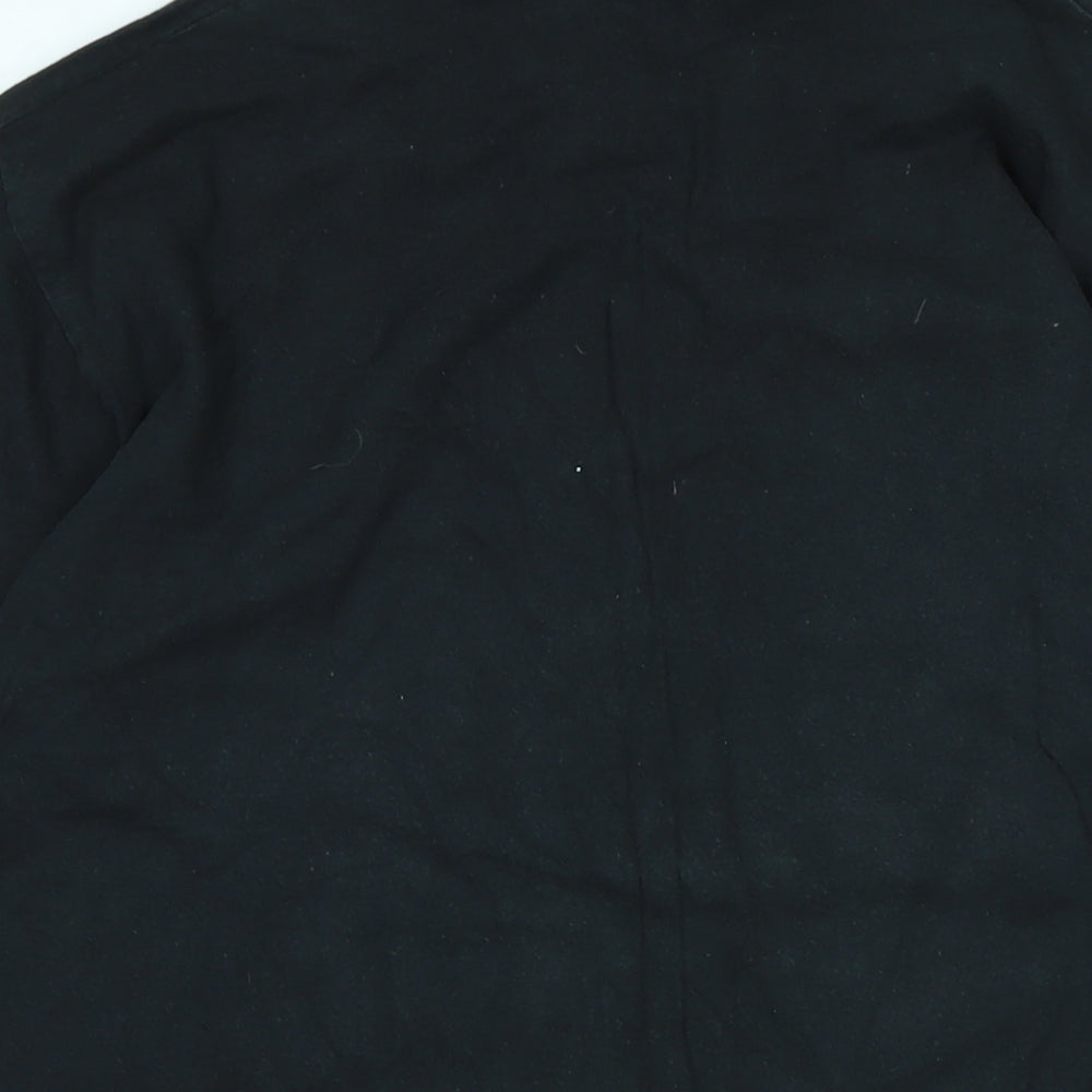 Marvel Mens Black Cotton T-Shirt Size 2XL Crew Neck - Logo - Marvel Comics