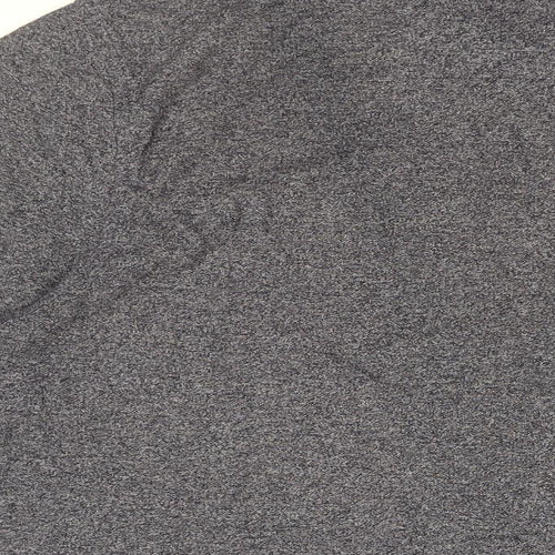 Maine Mens Blue Cotton Polo Size L Collared Button