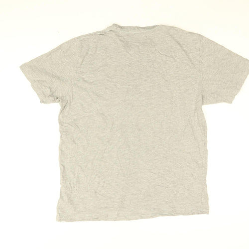 Top Gun Mens Grey Cotton T-Shirt Size S Round Neck - I Feel The Need For Sleep