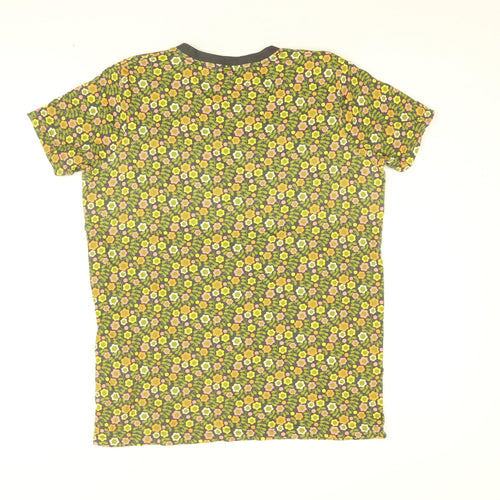 Regatta Womens Multicoloured Floral Cotton Basic T-Shirt Size 10 Round Neck