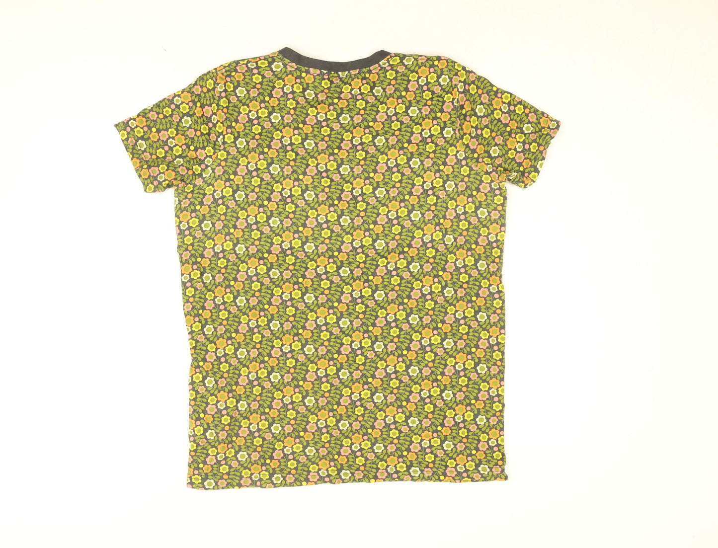 Regatta Womens Multicoloured Floral Cotton Basic T-Shirt Size 10 Round Neck