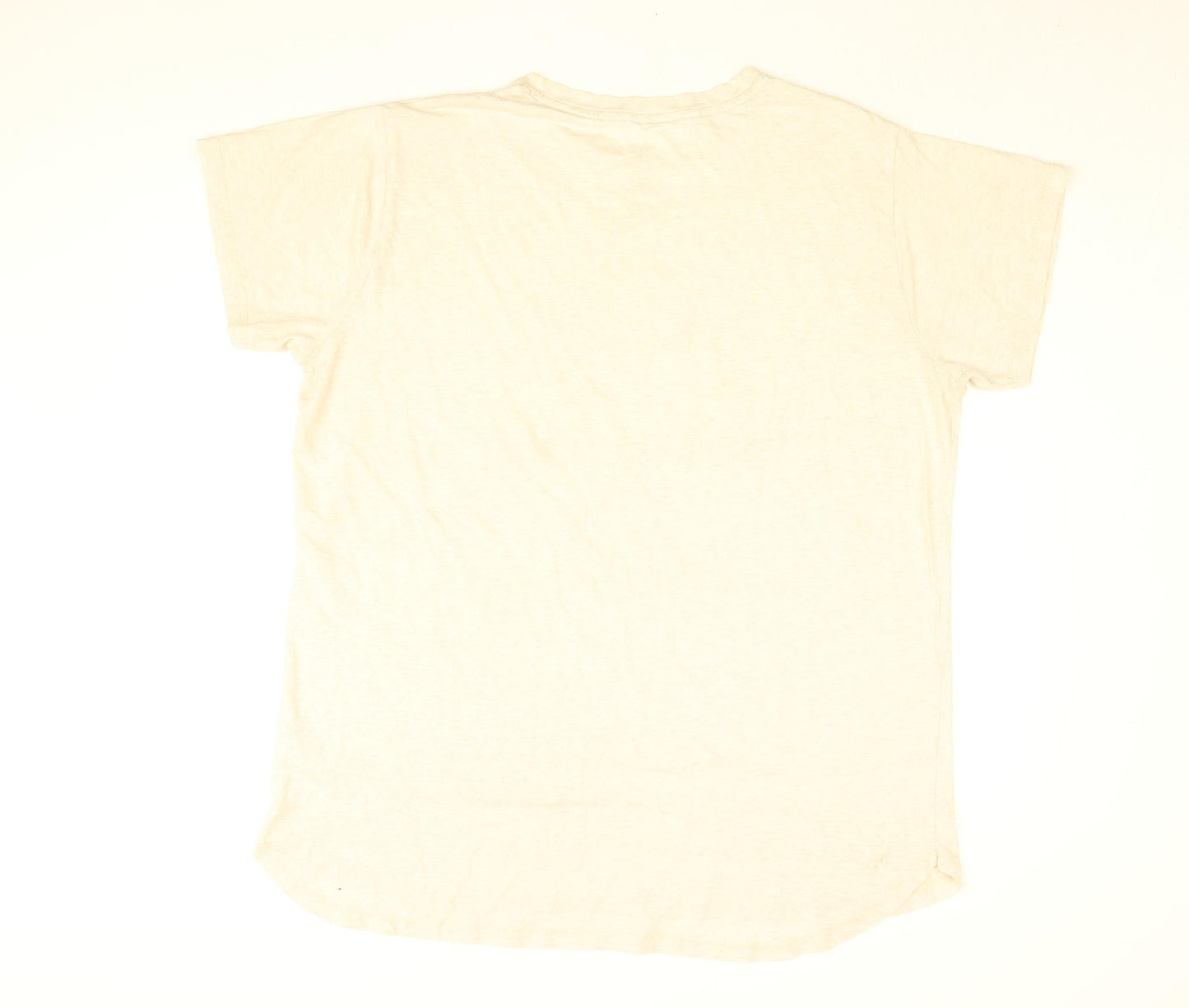 Disney Womens Beige Solid Cotton Top Dress Size XL - Alice In Wonderland, Did Someone Say Coffee?