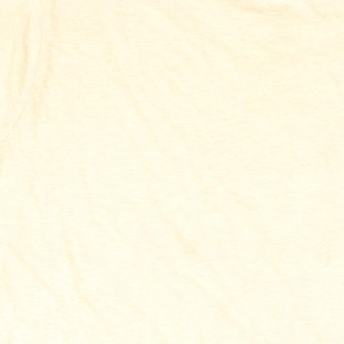 Disney Womens Beige Solid Cotton Top Dress Size XL - Alice In Wonderland, Did Someone Say Coffee?