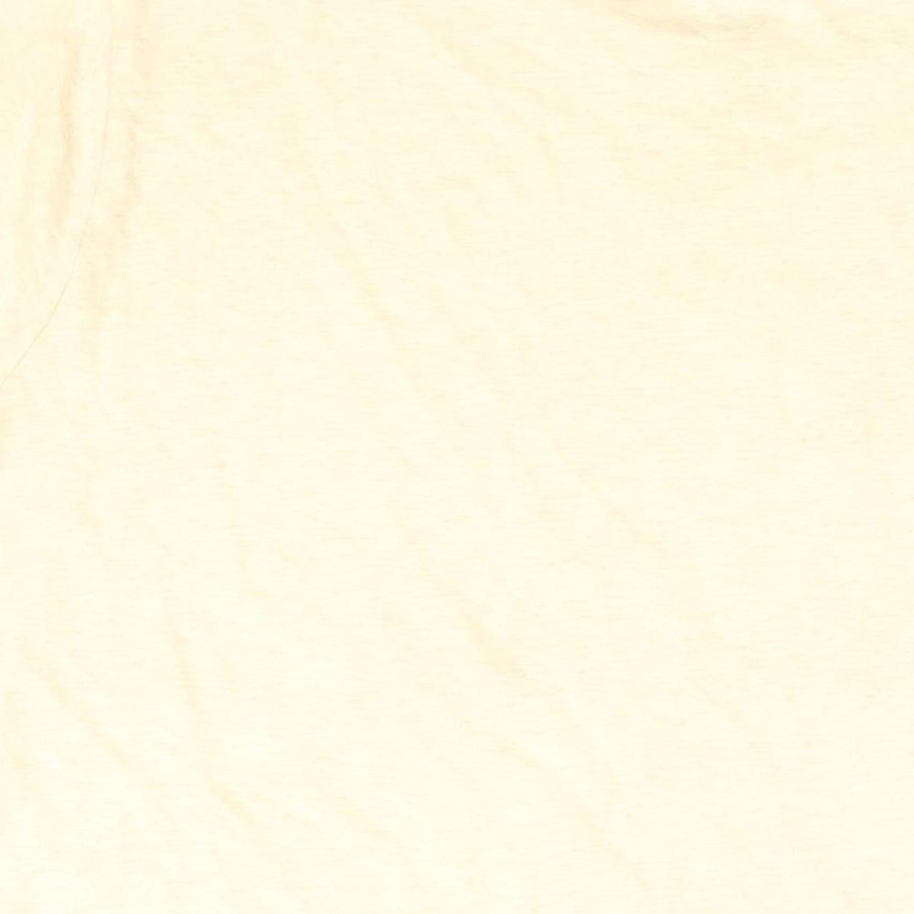 Disney Womens Beige Solid Cotton Top Dress Size XL - Alice In Wonderland, Did Someone Say Coffee?