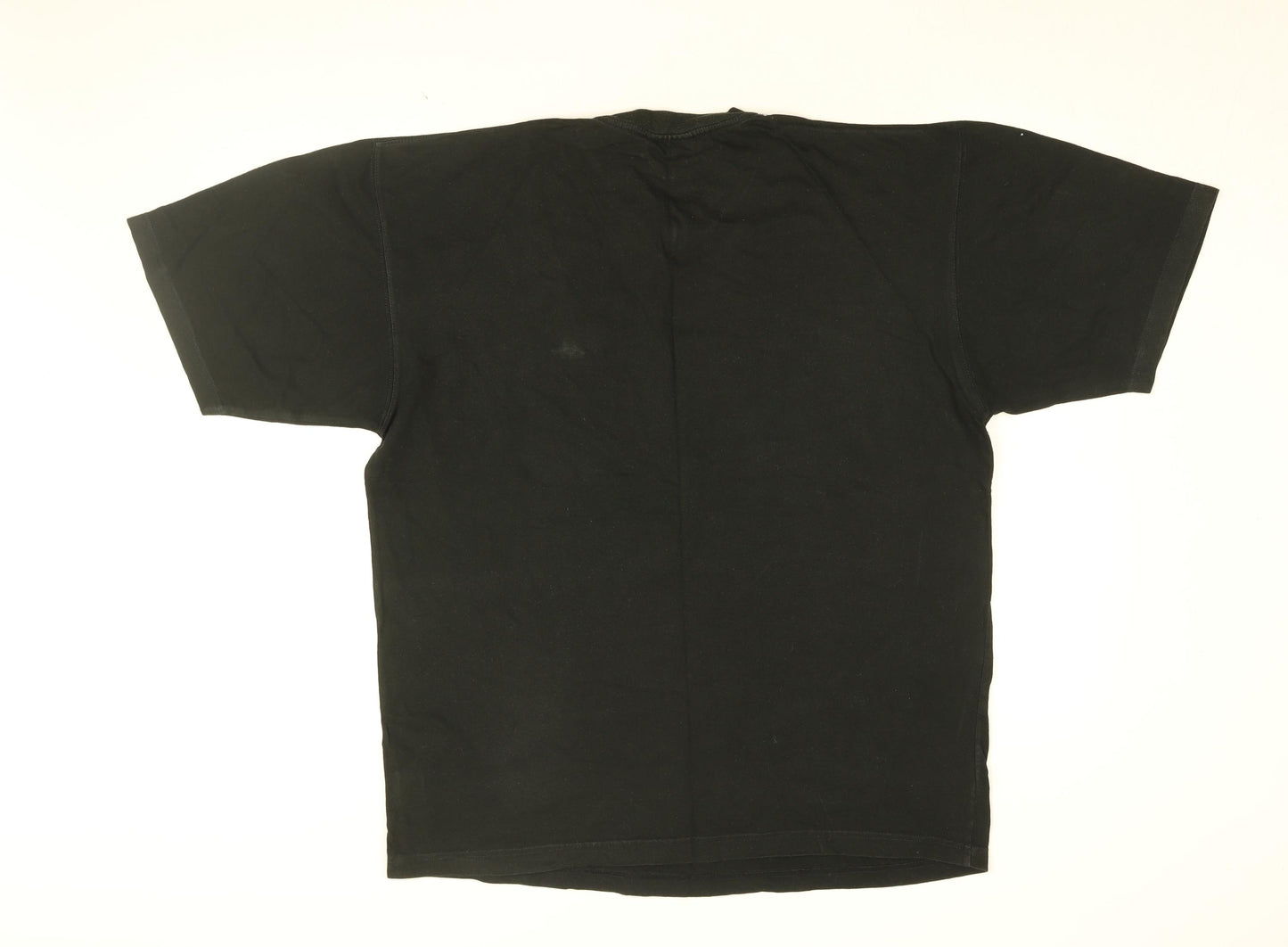 Le Shark Mens Black Cotton T-Shirt Size L V-Neck