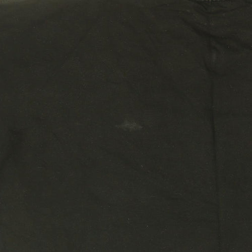 Le Shark Mens Black Cotton T-Shirt Size L V-Neck