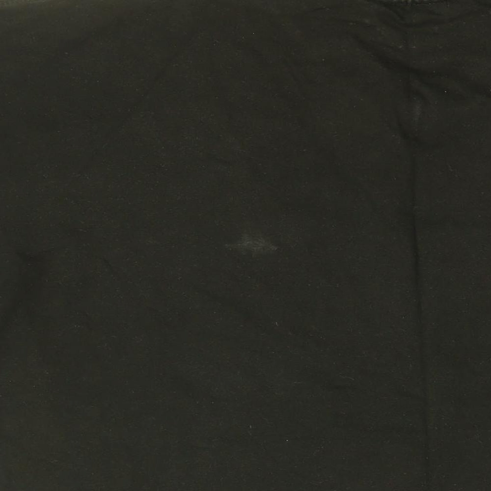 Le Shark Mens Black Cotton T-Shirt Size L V-Neck