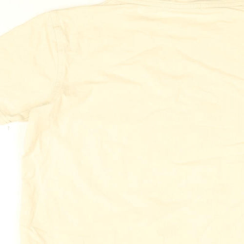 Rascal Boys Ivory Cotton Basic T-Shirt Size L Round Neck Pullover - Rascal