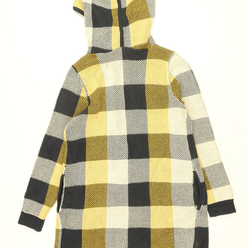 CAbi Womens Multicoloured Geometric Jacket Size S Button