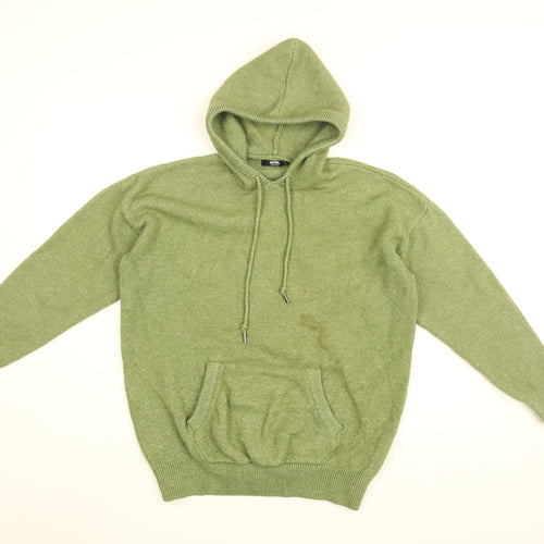 Jacamo Mens Green Polyester Pullover Hoodie Size L