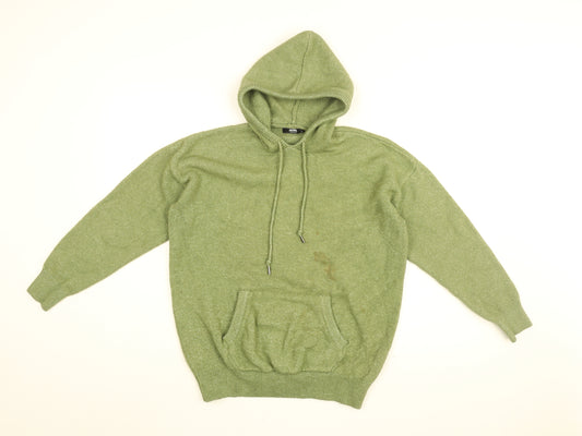 Jacamo Mens Green Polyester Pullover Hoodie Size L