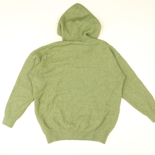 Jacamo Mens Green Polyester Pullover Hoodie Size L