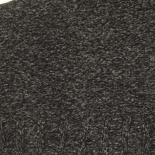 Olsen Womens Black V-Neck Acrylic Cardigan Jumper Size 16
