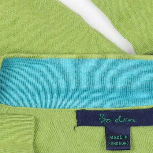 Boden Green Cardigan - Size 12 - V-Neck Knit