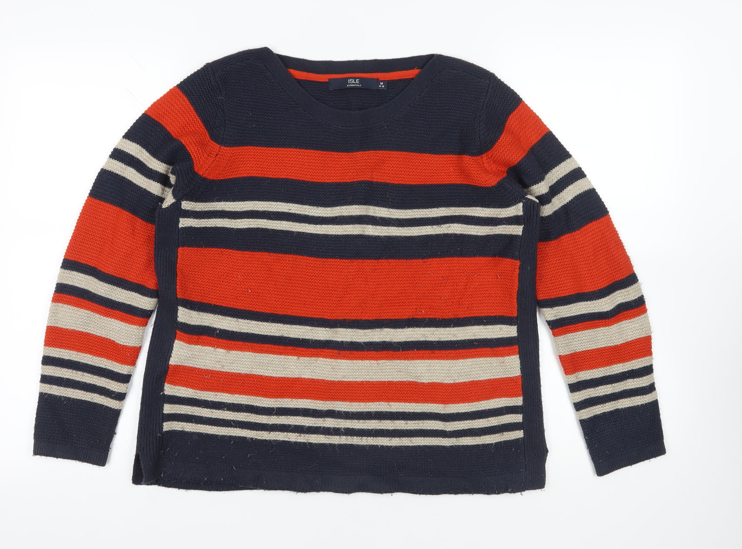 Isle Multicoloured Striped Pullover Jumper 14-16