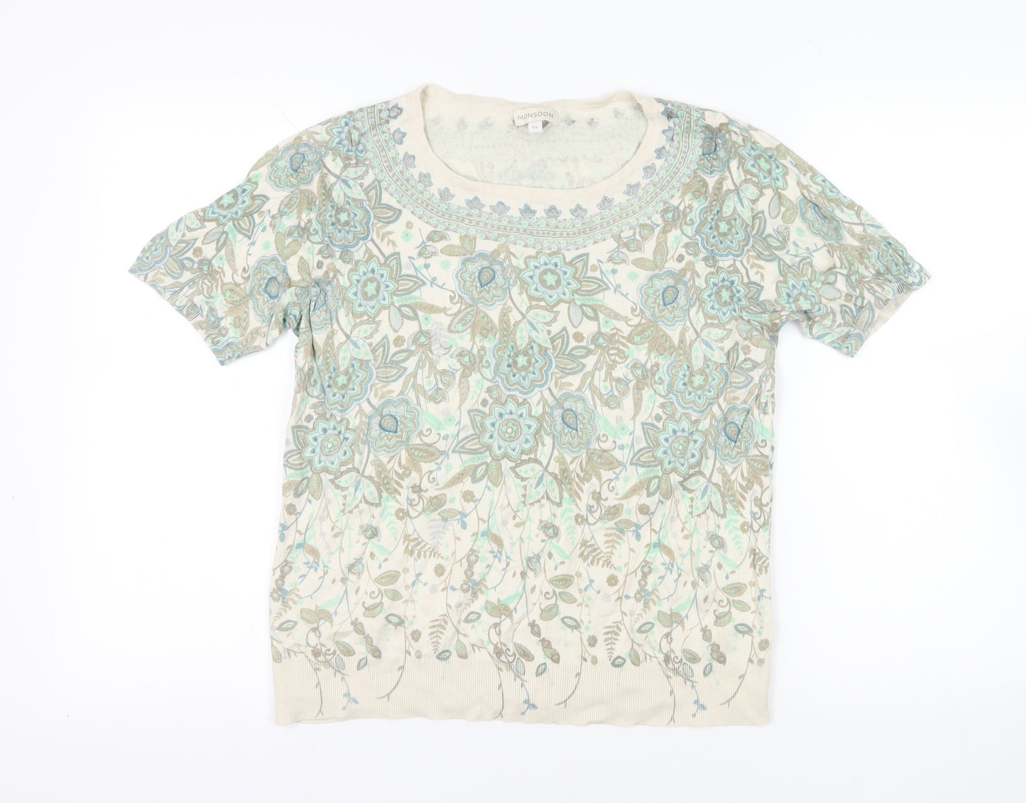 Monsoon XL Multicoloured Floral Pullover Jumper